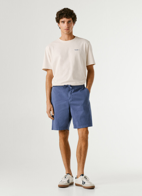 RELAXED FIT POPLIN SHORTS