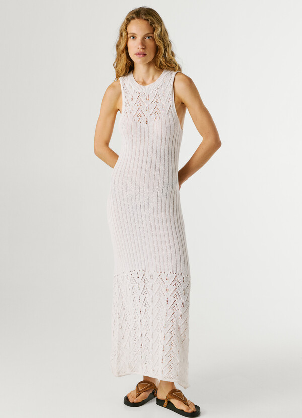 OPENWORK DETAIL MAXI DRESS