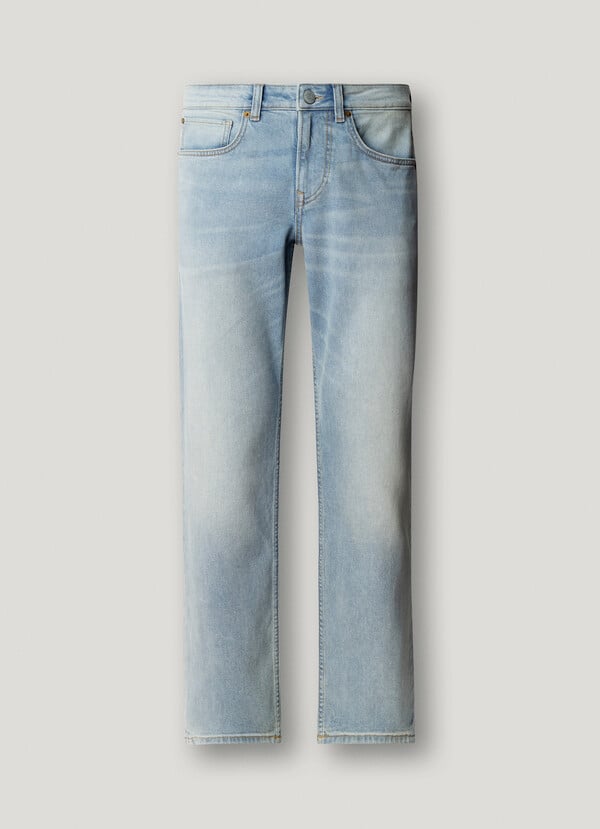 CASH - STRAIGHT FIT MID-RISE JEANS