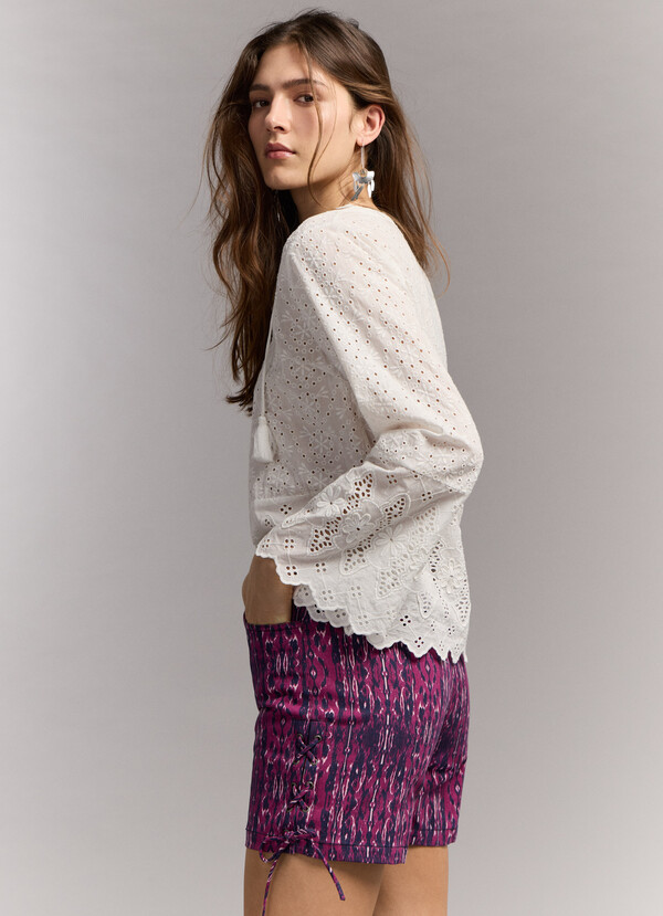 ABSTRACT PRINT SHORTS