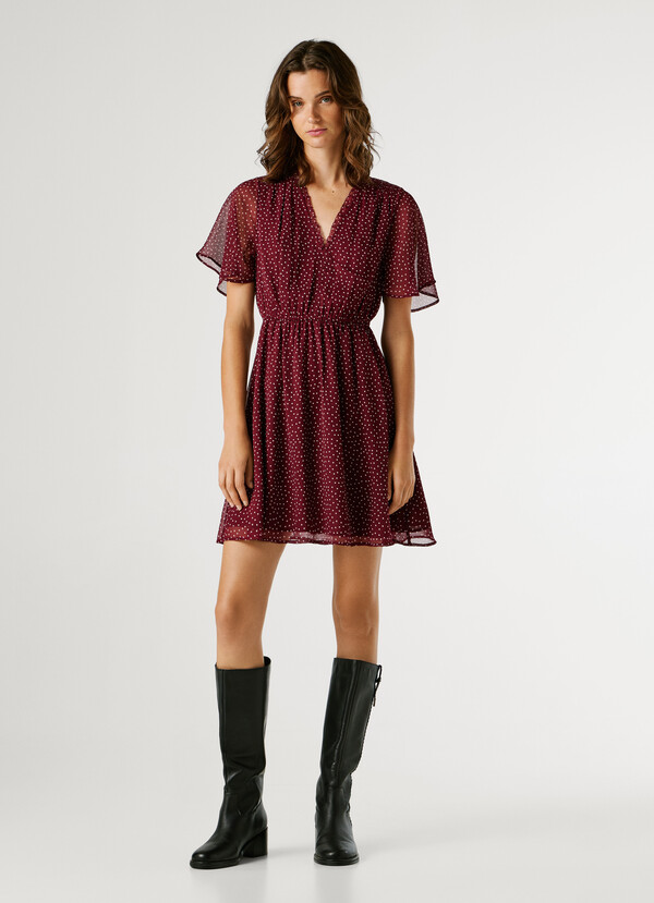 POLKA DOT MINI DRESS