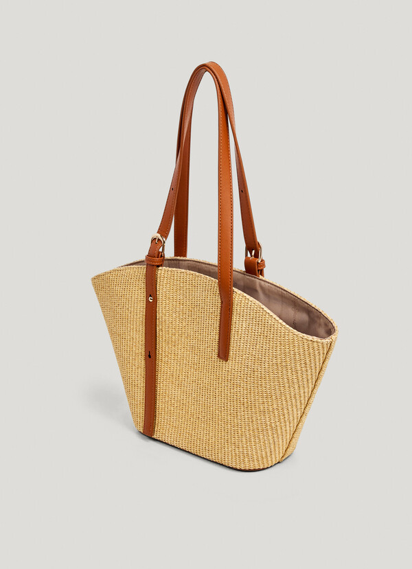 RAFFIA SHOPPER BAG