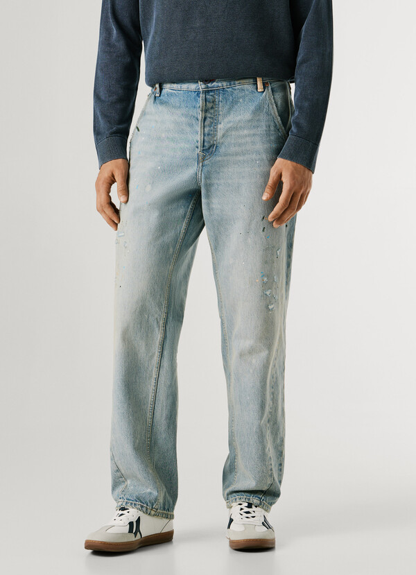 LOW-RISE LOOSE FIT JEANS - HELIX