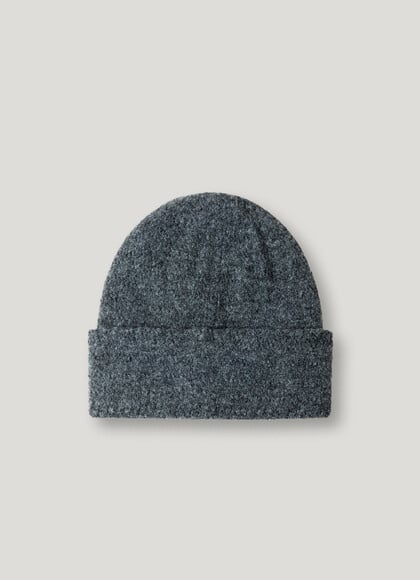 POINTELLE KNIT HAT WITH LOGO