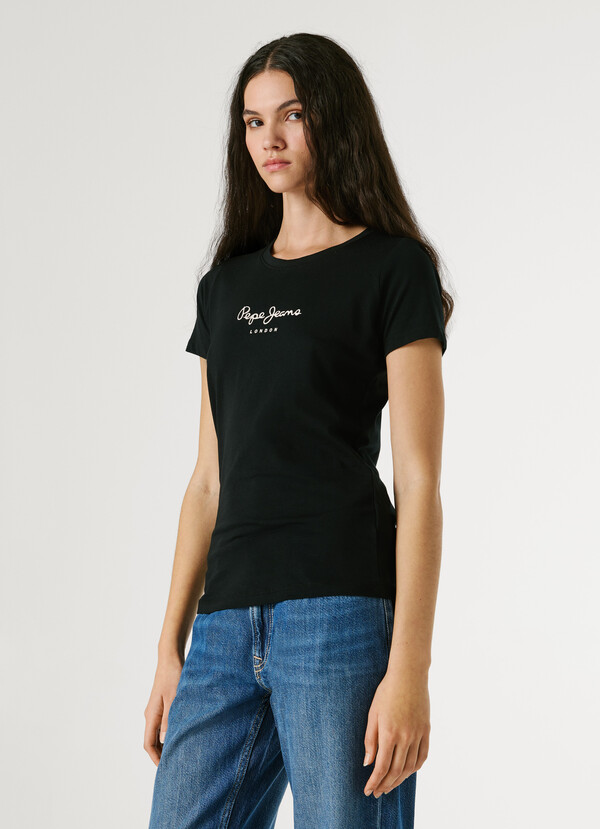 SLIM FIT LOGO PRINT T-SHIRT