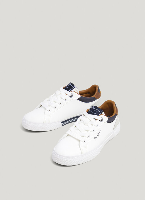 CLASSIC TRAINERS WITH SUEDE DETAILS - KENTON