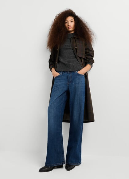 LINA - MID-RISE WIDE FIT JEANS