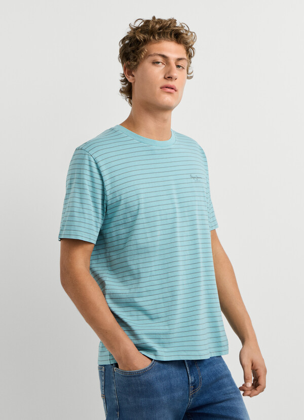 REGULAR FIT STRIPED T-SHIRT