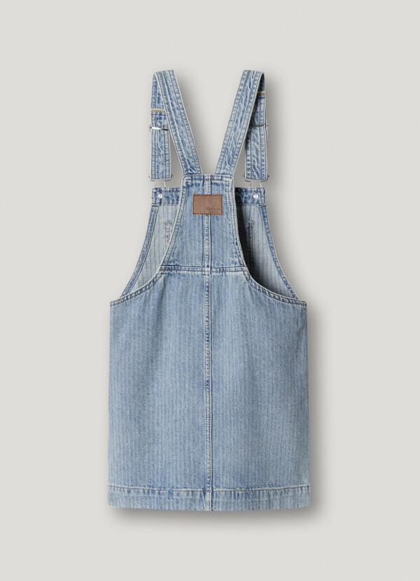 REGULAR FIT DENIM MINI DRESS