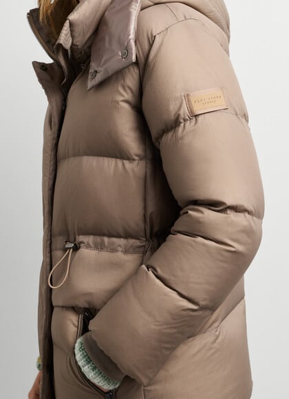 HOODED PADDED PUFFER JACKET