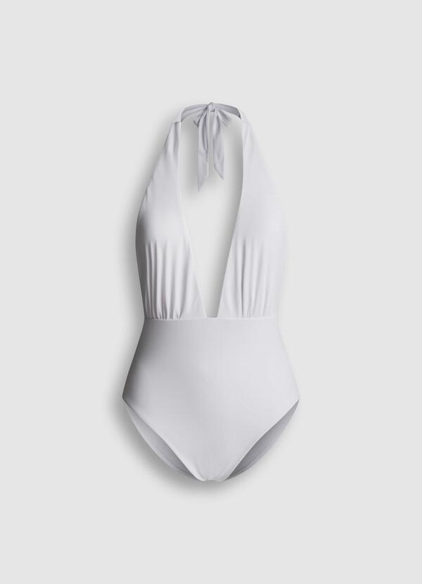 HALTER NECK SWIMSUIT