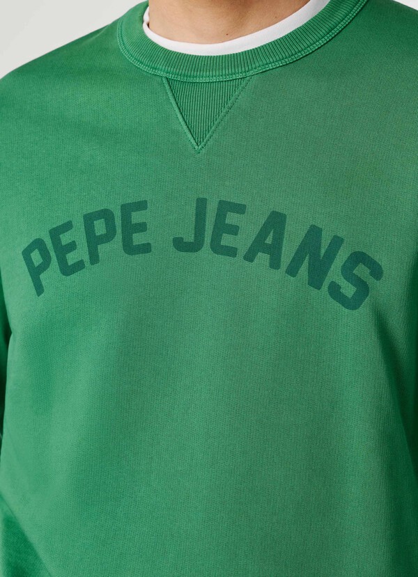 CREW NECK LOGO SWEATSHIRT