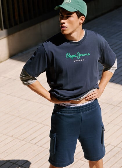 REGULAR FIT LOGO PRINT T-SHIRT