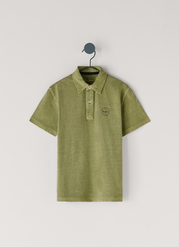POLO TEINT EN PI&Egrave;CE COUPE REGULAR
