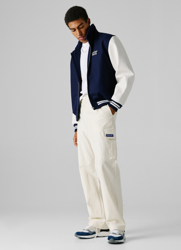 STRAIGHT FIT CARGO TROUSERS