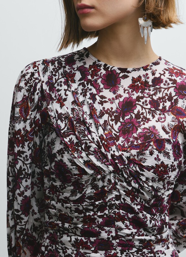 FLORAL PRINT MINI DRESS