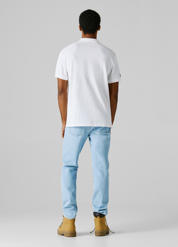 RELAXED FIT PIQU&Eacute; POLO