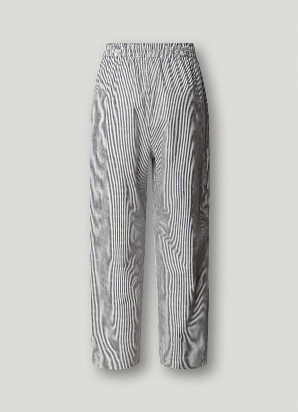 STRAIGHT STRIPED TROUSERS