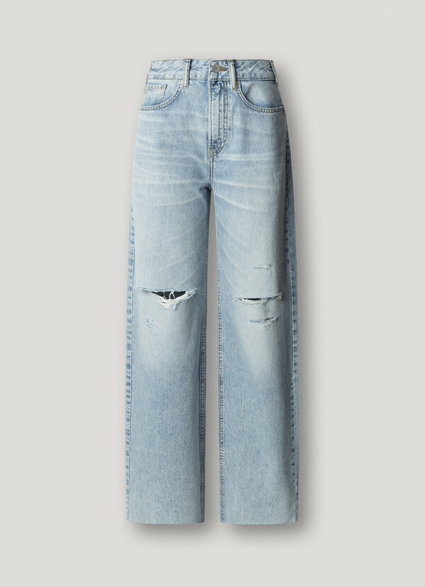 HIGH-RISE STRAIGHT FIT JEANS - EDEN