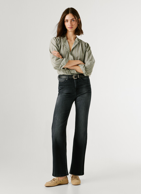 HIGH-RISE FLARE FIT JEANS - WILLA
