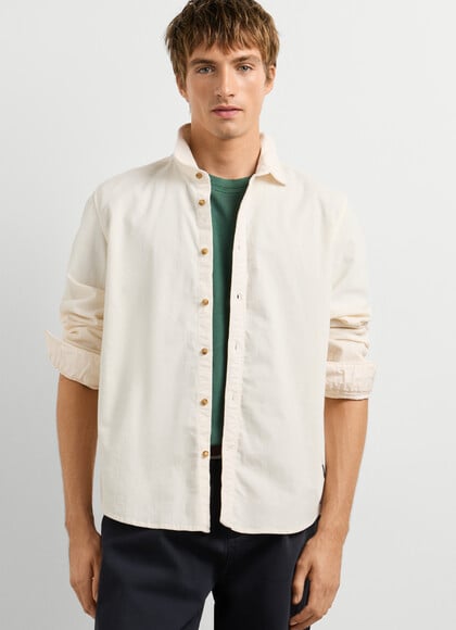 REGULAR FIT CORDUROY SHIRT