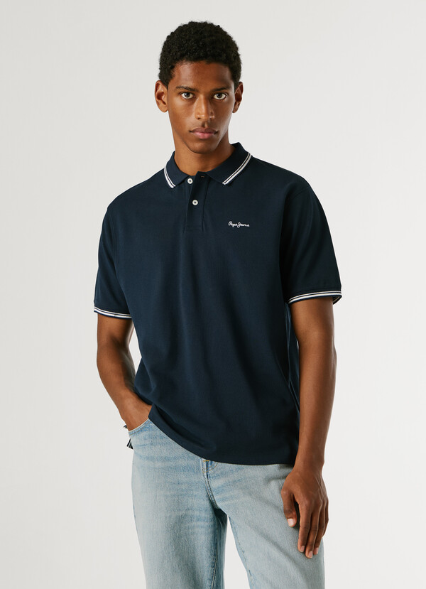 REGULAR FIT PIQU&Eacute; POLO