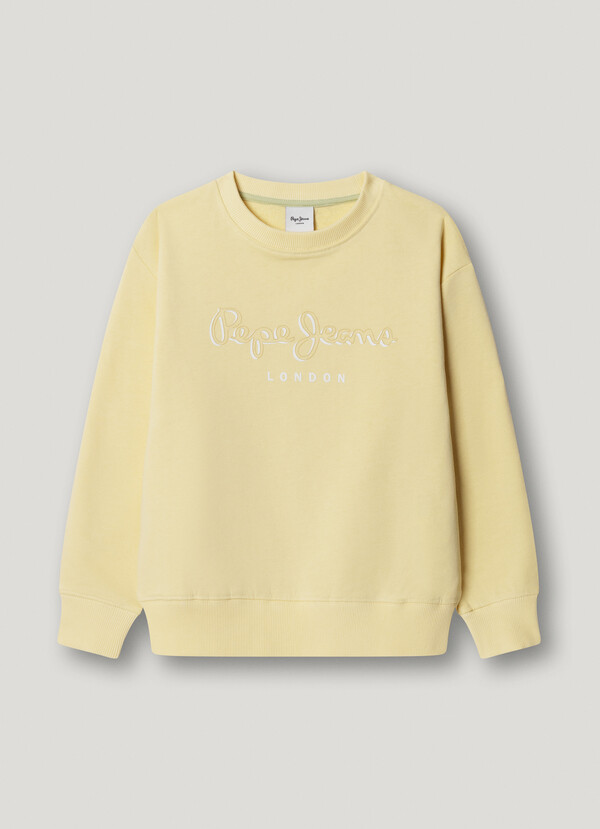 RELAXED FIT LOGO PRINT SWEATSHIRT
