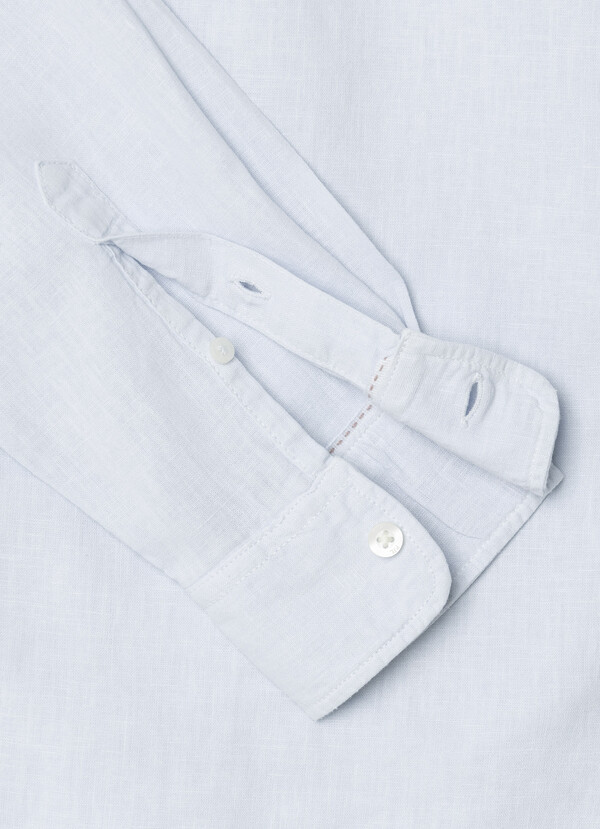 REGULAR FIT GARMENT DYED SHIRT