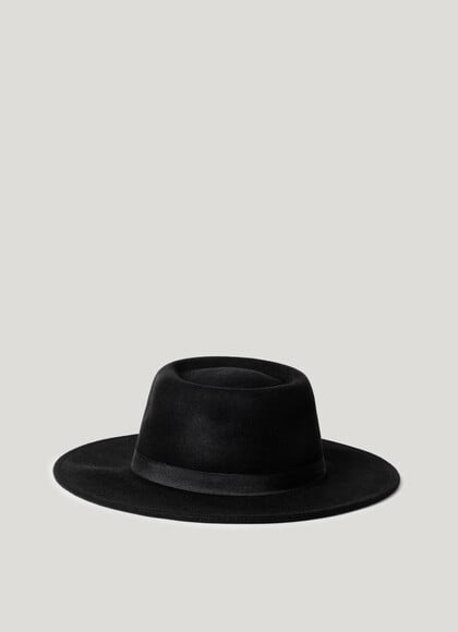 WIDE BRIM FEDORA HAT