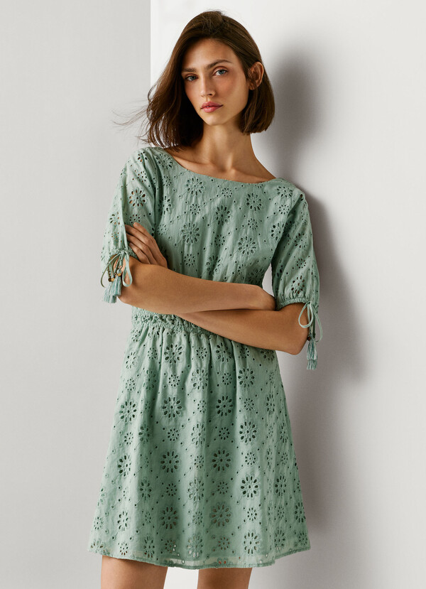 OPENWORK DETAIL MINI DRESS