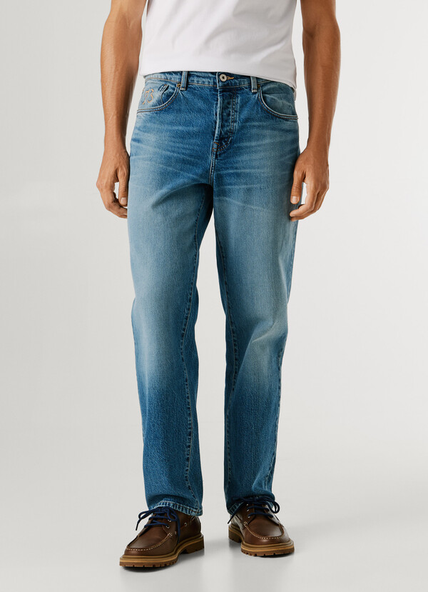 DALSTON - STRAIGHT FIT MID-RISE JEANS