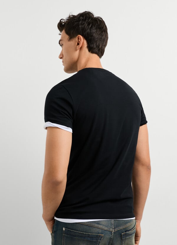 SLIM FIT LOGO PRINT T-SHIRT