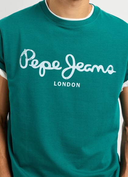 SLIM FIT LOGO PRINT T-SHIRT