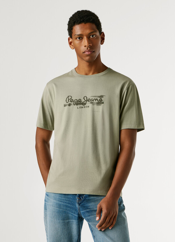 REGULAR FIT LOGO PRINT T-SHIRT