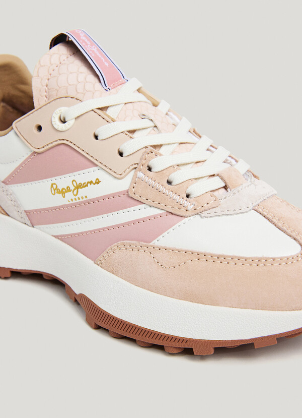 TRAINERS WITH SUEDE DETAILS - LUCKY