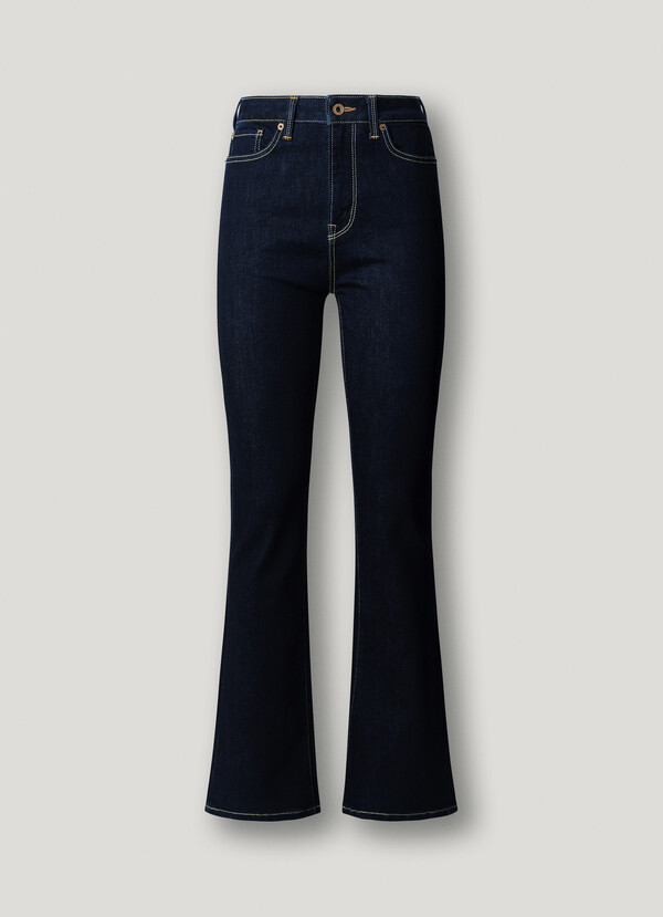 HIGH-RISE FLARE FIT JEANS - DION