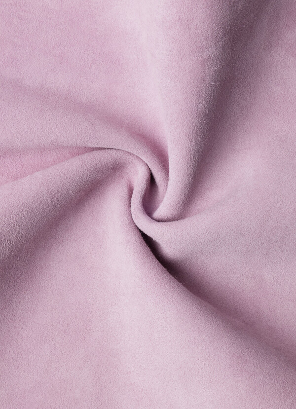 TRIANGULAR SUEDE BANDANA