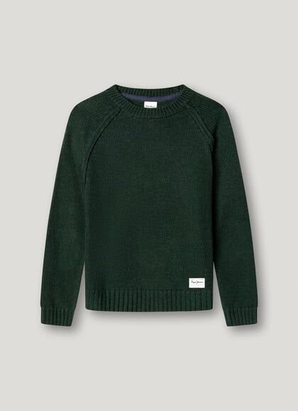 REGULAR FIT CREW NECK KNIT JUMPER