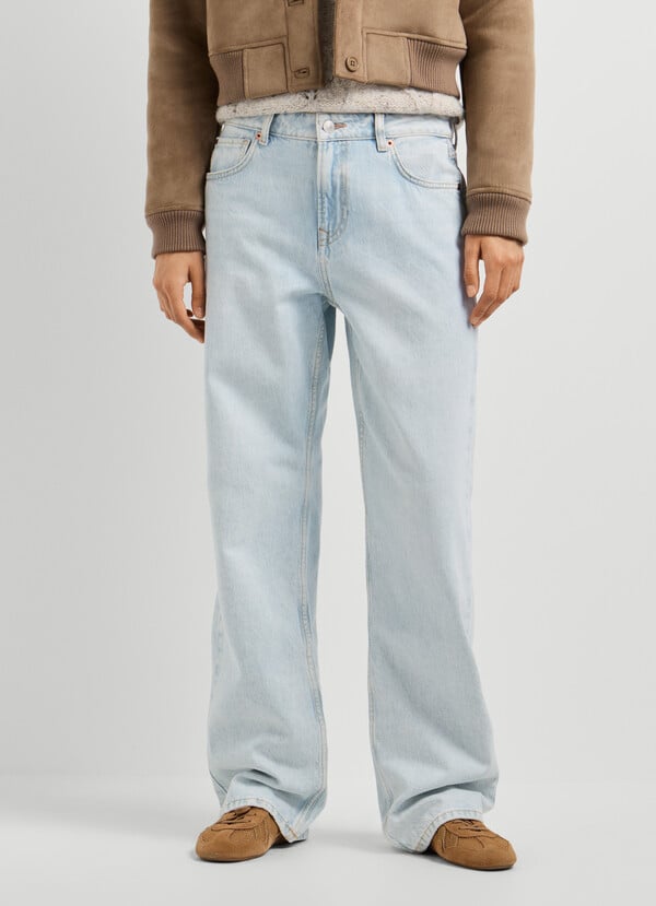 HAZEL - MID-RISE LOOSE FIT JEANS