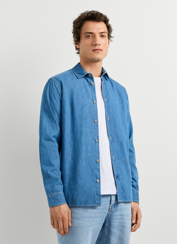 SLIM FIT DENIM SHIRT
