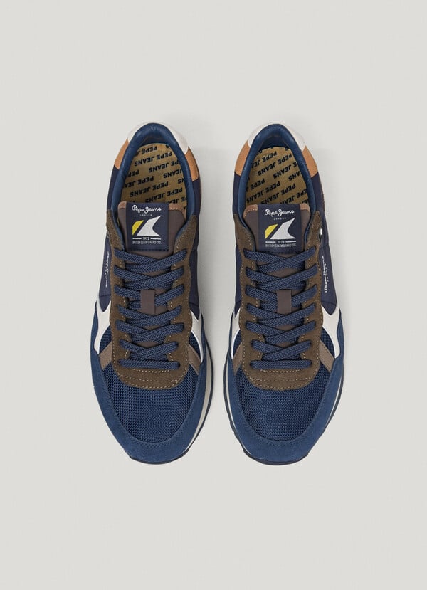 BASKETS DE RUNNING D'INSPIRATION R&Eacute;TRO - BRIT