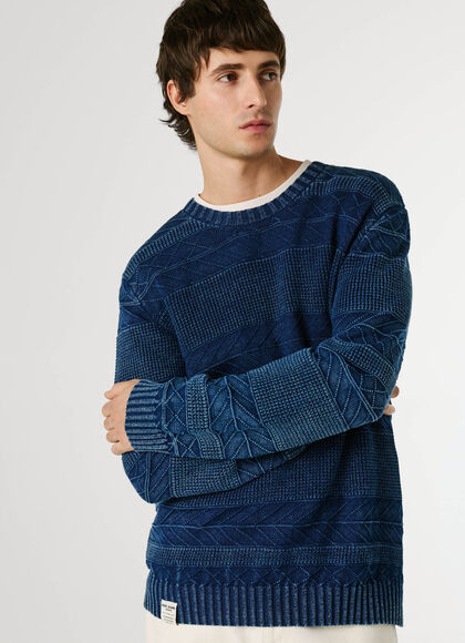 CREW NECK KNIT JUMPER