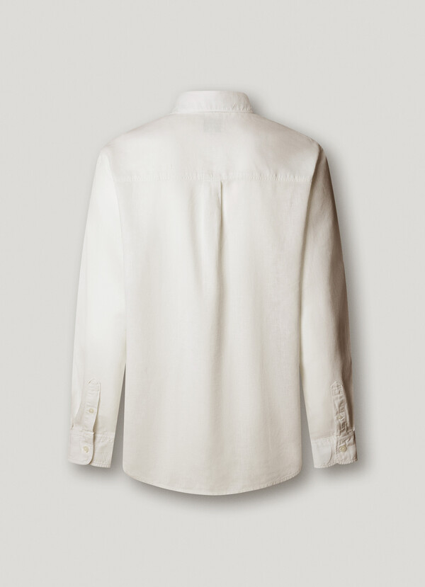 REGULAR FIT GARMENT DYED SHIRT