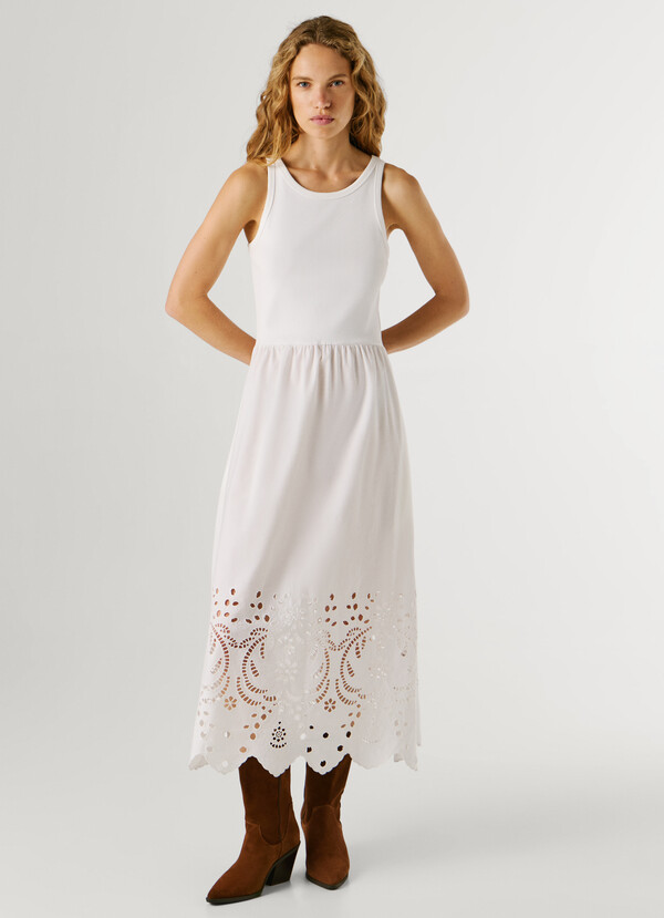 OPENWORK DETAIL MAXI DRESS