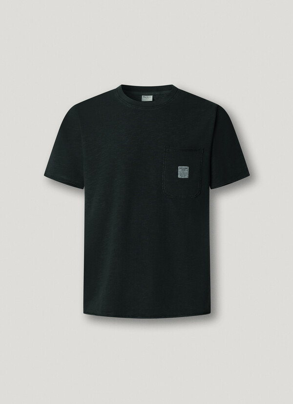 REGULAR FIT FRONT POCKET T-SHIRT