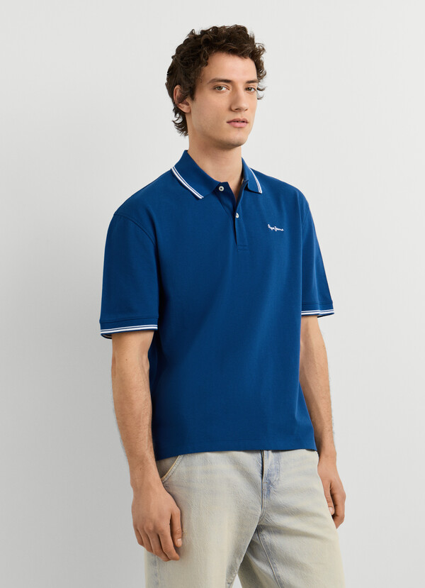 REGULAR FIT PIQU&Eacute; POLO