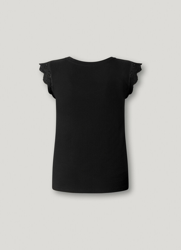 SLEEVELESS RIBBED BLOUSE
