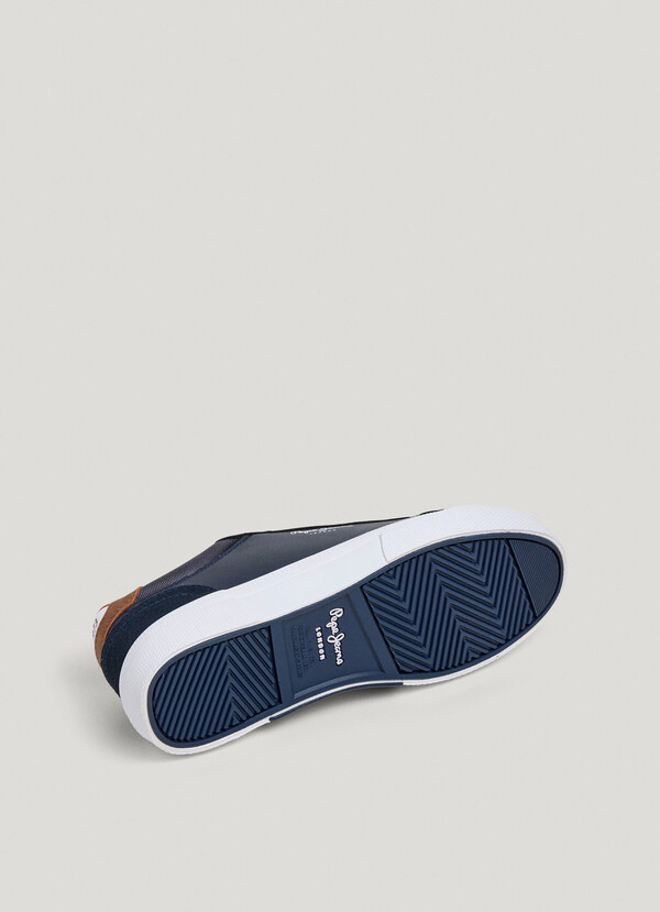 CLASSIC TRAINERS WITH SUEDE DETAILS - KENTON