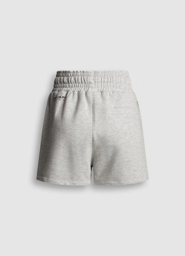 FLEECE SHORTS WITH ADJUSTABLE WAIST