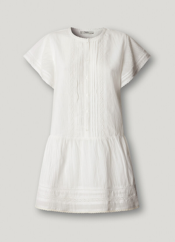 SHORT DRESS WITH LACE